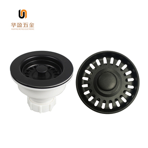 Round Shower <strong>Strainer</strong> Plastic Kitchen <strong>Sink</strong> Waste Fitting <strong>Sink</strong> Garbage <strong>Basket</strong> <strong>Strainer</strong> with Stopper - Product Image 5