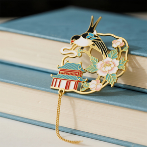 Elegant Personalized Stainless Steel <b>Bookmarks</b> with Tassel for Wedding Favors - Product Image 5