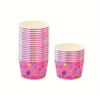 Groothandel op maat gemaakte wegwerp voedselveilige 8oz 12oz 16oz 32oz ijsbekers gelato verpakkingen papieren bekers met deksels
