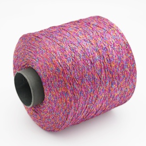 Bricade kim loại <span class=keywords><strong>lurex</strong></span> sợi cho trang trí 1kg spool mix màu sắc sáng bóng sợi 1mm needlepoint Sparkle Crochet chủ đề - Product Image 1