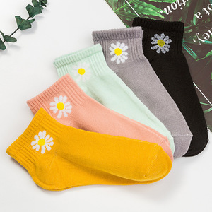 Women Socks Ankle Cotton Breathable Korean Style Thin Short Street Vendor Socks For Youth 18-40 Years Old - Product Image 2