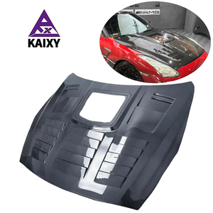 Capot moteur avant en fibre de carbone Style IMP pour Nissan R35 <span class=keywords><strong>GTR</strong></span> Capot avant en carbone - Product Image 1