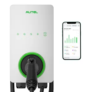 Autel maxicharger mức độ 2 EV sạc 50amp, 240V AC EV sạc Wi-Fi và Bluetooth kích hoạt evse EV tường sạc