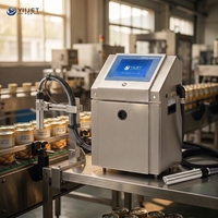 Imprimante jet d'encre CIJ pour cuir, écran tactile automatique, 600 dpi, haute vitesse, pour tubes métalliques flexibles, sacs en plastique, boîtes en carton, bouchons de bouteilles