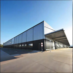 现代设计保温钢预制仓库建材低维护快速安装车库棚超市 - Product Image 1