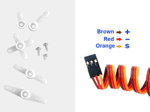 Servomotore YongyuFeng con Ingranaggi in Metallo Micro 5V PWM Montaggio a Flangia Angolo di Rotazione 90° per Modelli di Aerei/Hardware Intelligente/Giocattoli TT - Product Image 6
