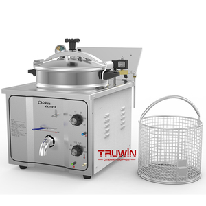 Friteuse à <span class=keywords><strong>air</strong></span> industrielle en acier inoxydable 16l/henny <span class=keywords><strong>penny</strong></span> kfc, friteuse à pression électrique pour poulet express - Product Image 4
