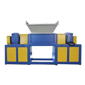 Double Shaft Industrial Waste Cardboard Wood Plastic Scrap Metal Paper Tire Shredder Machine