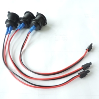 Kabel Pemantik Rokok Mobil Kustom Colokan Soket Wanita Ke 172256-3102 Adaptor Konektor 2 Pin 18AWG 12V Harness Kawat