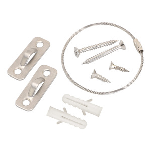 Betoci Anti-Tipping Buckle LJ138 Plastic Stainless Steel Cabinet Safety Strap For Furniture Securing - Product Image 2