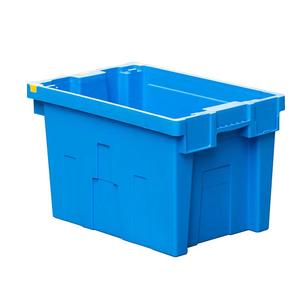 صندوق متحرك بلاستيكي قابل للتكديس مع غطاء بلاستيكي مرفق صندوق متحرك غير مستقر - Product Image 2