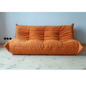 लक्जरी आधुनिक सोफा सेट विंटेज 3-सीटर असबाबवाला असली भूरा चमड़ा काला मॉड्यूलर काउच लिविंग रूम सोफा सा के लिए कम कीमत - Product Image 5