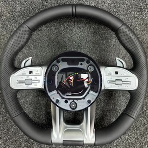 Volant de direction sport pour Mercedes Benz W205 C63 G63 E43 <span class=keywords><strong>SL</strong></span> ML <span class=keywords><strong>AMG</strong></span> GT G55 G500 E63 GLS45 A45 E63 Volant de direction - Product Image 1