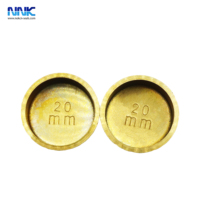 Bouchon de Congélation NNK / Bouchon d'Eau pour Moteur Type Plugdish Fabriqué en Chine - 35mm en Laiton