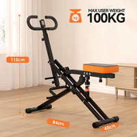 Nouveau cuir synthétique multifonctionnel transfrontalier pour équipement de fitness à domicile avec résistance hydraulique réglable