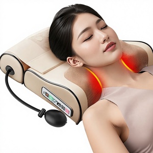 Almohada de Masaje Cervical Multifuncional Ai Cao con Función Musical, Alimentación por CA, Masajeador de Cintura, Hombros, Cuello y Espalda para el Hogar - Product Image 1