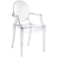 Chaises Ghost empilables en plastique de conception européenne pour banquets, dîners, événements, hôtels et réceptions - Vente en gros
