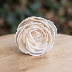 Wholesale Bulk Sola Wood Rose Inspired Thailand Dry <b>Reed</b> <b>Diffuser</b> White 8cm Environmental Friendly Wedding Decorative Flowers - Product Image 3
