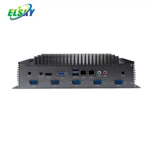 ELSKY Industrial Fanless Computer Pc Gaming IPC6800 With CPU Comet Lake 10th Gen Core Mini Pc I5 1/2*LAN 6*COM RS232 4K