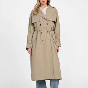 Fabricants de vêtements, style personnalisé, vente en gros, manteaux longs de <span class=keywords><strong>trench</strong></span>-coat pour femmes, élégants, chauds, formels, de bureau, pour l'hiver - Product Image 1