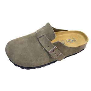 Sandali piatti da esterno Birkentock di alta qualità <span class=keywords><strong>in</strong></span> vera <span class=keywords><strong>pelle</strong></span>, zoccoli Bostonees, ciabatte di design con pelliccia per uomo e <span class=keywords><strong>donna</strong></span> - Product Image 5