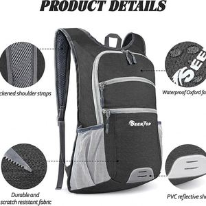 Échantillon Gratuit : Sac à Dos en Maille Pliable avec Cordon de Serrage, Sac de Sport en Maille avec Compartiment Humide, Sac à Dos de Plage, Sac de Natation - Product Image 4