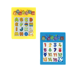 Jouet éducatif numérique Huarong Road Plane en gros, alphabet pour enfants, puzzle en bois - Product Image 1
