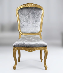 Silla de Restaurante Comercial GDRS de Aluminio Dorado, Asiento Tapizado con Cojín de Espuma, Patas Cónicas, Diseño Europeo Moderno para Uso en Interiores - Product Image 2
