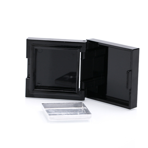 Đơn tường vuông Eyeshadow nhỏ gọn bột trường hợp màu đen trang điểm lông mày bột nhỏ gọn trường hợp - Product Image 4