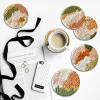 Kit de broderie Punch Needle DIY, nouveau design de chat de style chinois, cadeau artisanal pour salon, chambre, salle à manger, buffet