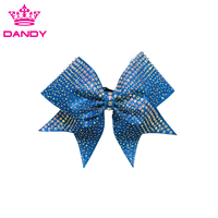 Nœuds de cheveux fantaisie de pom-pom girl personnalisés pour femmes, accessoires de coiffure de pom-pom girl de Sublimation musicale de lycée