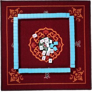 Kit de Mahjong à Grandes Tuiles Faits Main, Facile à Manipuler, Motif Dragon Phénix, Traditionnel Chinois, avec Étui de Transport Portable pour Seniors et Débutants - Product Image 4