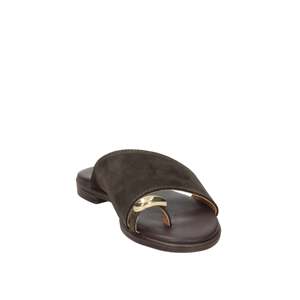 Ariel Women's Flip Flops Brown 37 <b>Flat</b> Sandals Summer Wear - Product Image 4