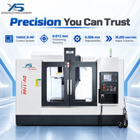 Centre d'usinage vertical CNC DV1166 3 axes BT40, commande FANUC, positionnement 0,012 mm, charge 900 kg, machine VMC 380V, fraisage