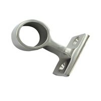 Support de main courante en acier inoxydable pour pont de bateau, fixation facile, base carrée, montage sur tube de garde-corps