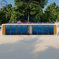 WinFair Chine Luxe Apple Pod Solaire Maison Modulaire 2 Chambre Préfabriquée Conteneur Cabine 40Ft Module Préfabriqué Maison Préfabriquée Maisons