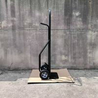 Chariot de manutention industriel en acier avec frein de pied pour déchargement facile, outils de transport portables, capacité de charge 250 kg, OEM