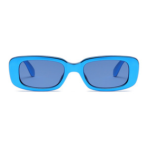 Fashion Electroplating Y2K Hot Sell <b>Sunglasses</b> Unisex Colorful Small Rectangle Electroplated - Product Image 3