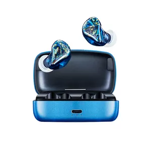 Pro Resin Dual Monitor HiFi Deep Bass Wireless In Ear Earphone for audio Enthusiasts and Professionals