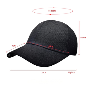 Gorra de Béisbol Estructurada Lisa de 20 Colores Sólidos al por Mayor, Gorras Deportivas de Alta Calidad de 6 Paneles, 100% Algodón, Gorra Personalizada para Papá - Product Image 5