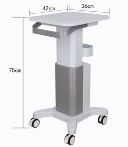 Chariot de beauté métallique à haute capacité de charge, chariot de salon roulant à roues universelles, chariot de rangement étanche pour appareils laser et à ultrasons - Product Image 2
