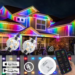 Lumière Pixel d'extérieur 50m AC 110V Étanche IP68 UCS2904 RGBW LED Lumières de Noël Garantie 5 ans 90 CRI - Product Image 5