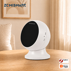 Zemismart Tuya Zigbee IR Blaster, Batería Recargable, Ángulo Ajustable, Aprendizaje IR DIY para Aire Acondicionado, <span class=keywords><strong>TV</strong></span>, Ventilador, Productos Alexa Smart Home - Product Image 1