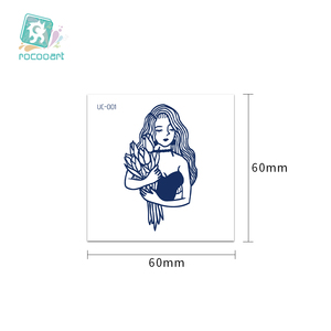 Desain Tato Temporer Wanita Pria Grosir Tahan Air Tahan Lama 2 Minggu Tato Semi Permanen Berbahan Jus - Product Image 2