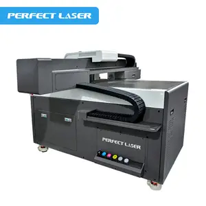 Glass/Wood/Plastic/Leather/PVC Flat Bed Printing Machine 0609 Size UV Flatbed Printer Machine Price