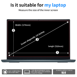 Máy tính 14inch chống ánh sáng xanh, chống tia cực tím, chống bức xạ Bộ lọc bảo vệ màn hình máy tính xách tay - Product Image 2