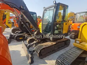 حفارات صغيرة مستعملة بأداء ممتاز في حالة جيدة معدات بناء مستعملة حفارة Volvo EC60C