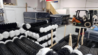 Buitenhekwerk van kettingmat