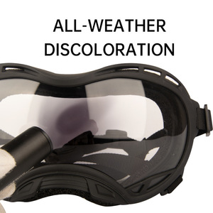 Gafas para Mascotas que Cambian de Color para Todo Clima, Protección UV, Estilo Deportivo, Marco Naranja, Diseño Sólido, Venta al Por Mayor - Product Image 2