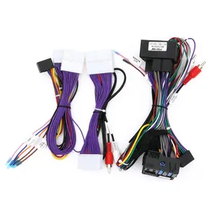 Meihua 9 Zoll schwarzer Auto-Video rahmen für Renault Koleos 2009-2016 mit Cinch-Kabelbaum zubehör - Product Image 4